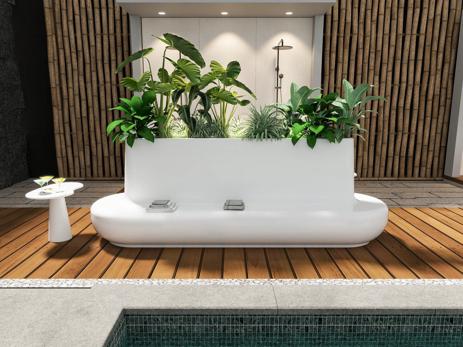 SEED Long Plant Bench INFINITE BATH