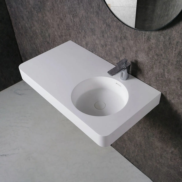 Cirque 90R-WALL MOUNT WASHBASINS-訂造一體無縫洗手盆,Tailor made Washbasins,waterbasin hk, 浴室物料,浴室裝修,訂造洗手盆,浴室翻新,Bathroomware ,Bespoke bathroom,浴室配件,訂造浴室潔具,訂造浴室傢俬,香港 浴室設計 公司,best custom bathroom furniture HK, Infinite Bath