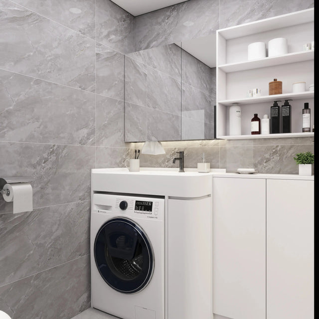 PURE Laundry Sink 85RH Curve Combo