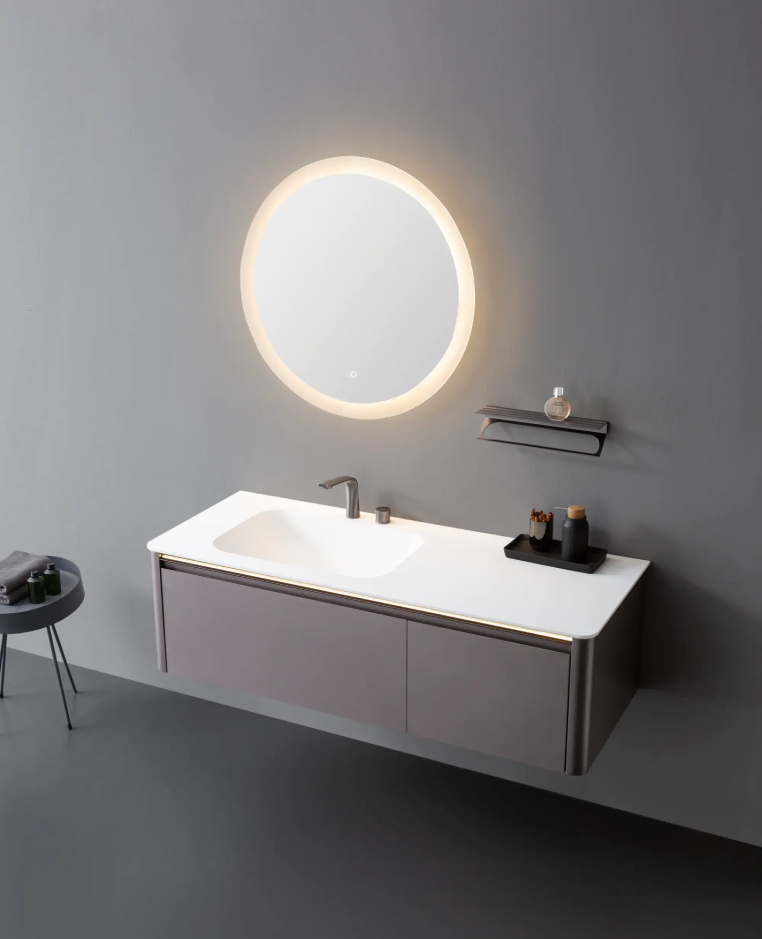 Oslo Washbasin Cabinet 150-WALL MOUNT WASHBASINS-INFINITE-訂造洗手盆,浴室翻新, small size bathtubs, custom-made bathtub HK,freestanding bathtub Hong Kong, 獨立式 浴缸 香港, premium bathtub brands HK, Where to buy bathtubs in Hong Kong, best custom bathroom furniture HK, Infinite Bath, Infinite浴缸, Cloakroom,Vanities, Mirrors,Bathroom Furniture, 浴室裝修,浴室 櫃 訂造