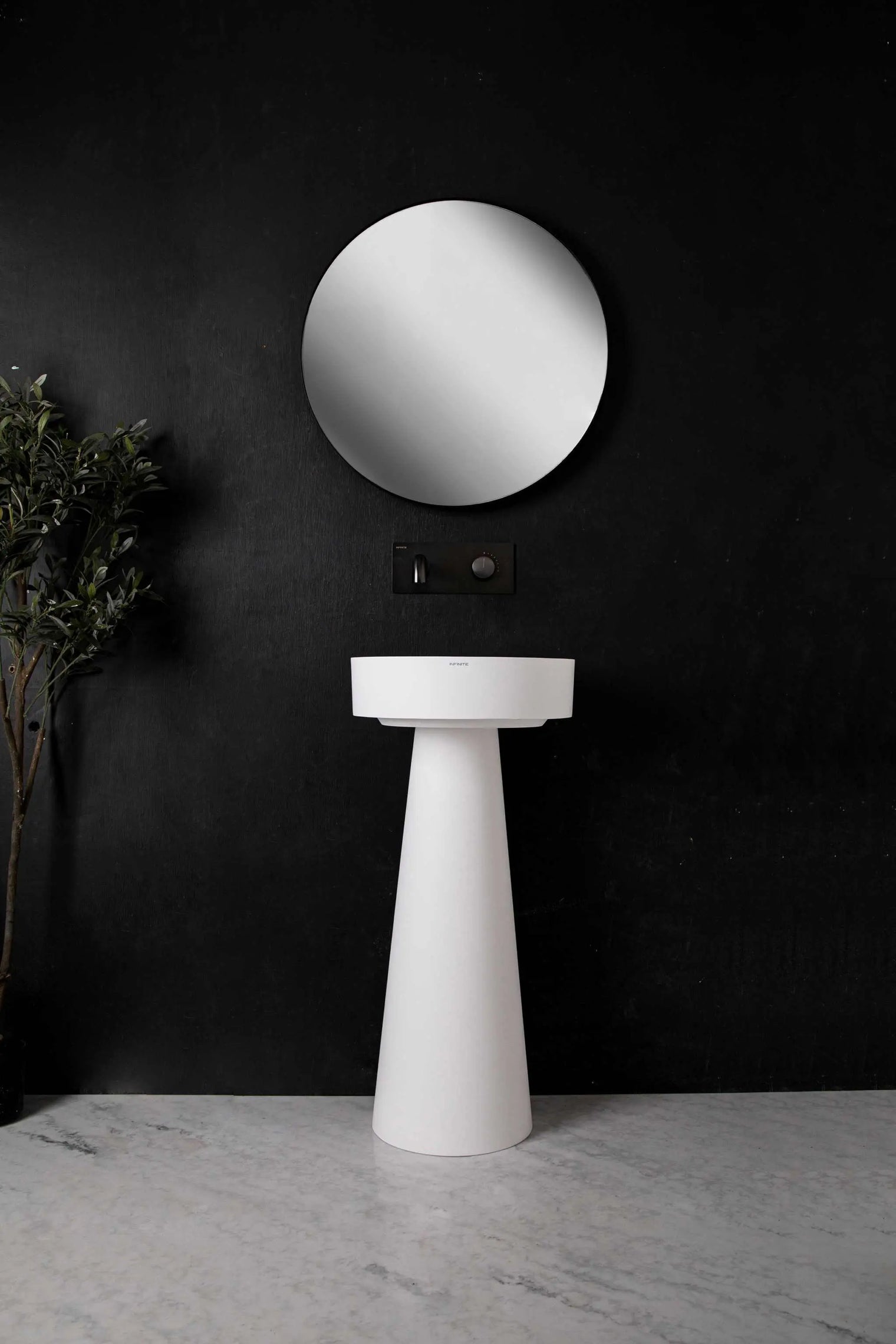 pedestal basin Float P D40 w/Pedestal-PEDESTAL WASHBASINS-訂造一體無縫洗手盆,Tailor made Washbasins,waterbasin hk, 浴室物料,浴室裝修,訂造洗手盆,浴室翻新,Bathroomware ,Bespoke bathroom,浴室配件,訂造浴室潔具,訂造浴室傢俬,香港 浴室設計 公司,best custom bathroom furniture HK, Infinite Bath