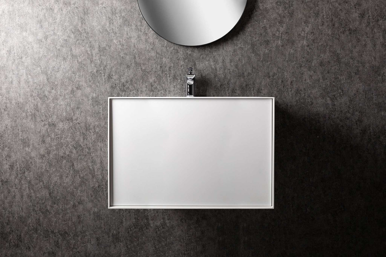 bathroom vanity Vesta WM 80 w/Drawer-WALL MOUNT WASHBASINS-訂造一體無縫洗手盆,Tailor made Washbasins,waterbasin hk, 浴室物料,浴室裝修,訂造洗手盆,浴室翻新,Bathroomware ,Bespoke bathroom,浴室配件,訂造浴室潔具,訂造浴室傢俬,香港 浴室設計 公司,best custom bathroom furniture HK, Infinite Bath