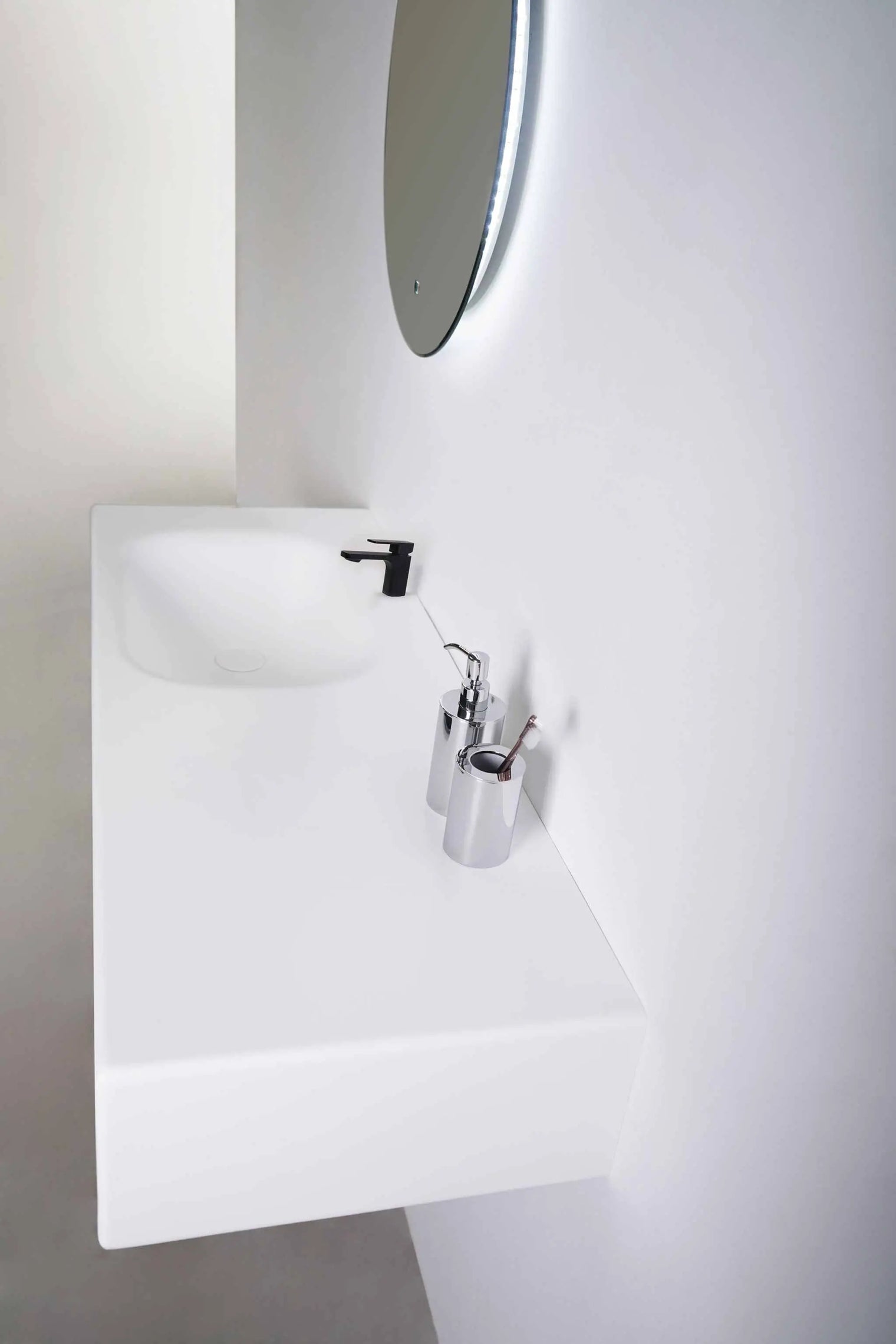 Spio WM 100L w/Shelf-WALL MOUNT WASHBASINS-訂造一體無縫洗手盆,Tailor made Washbasins,waterbasin hk, 浴室物料,浴室裝修,訂造洗手盆,浴室翻新,Bathroomware ,Bespoke bathroom,浴室配件,訂造浴室潔具,訂造浴室傢俬,香港 浴室設計 公司,best custom bathroom furniture HK, Infinite Bath