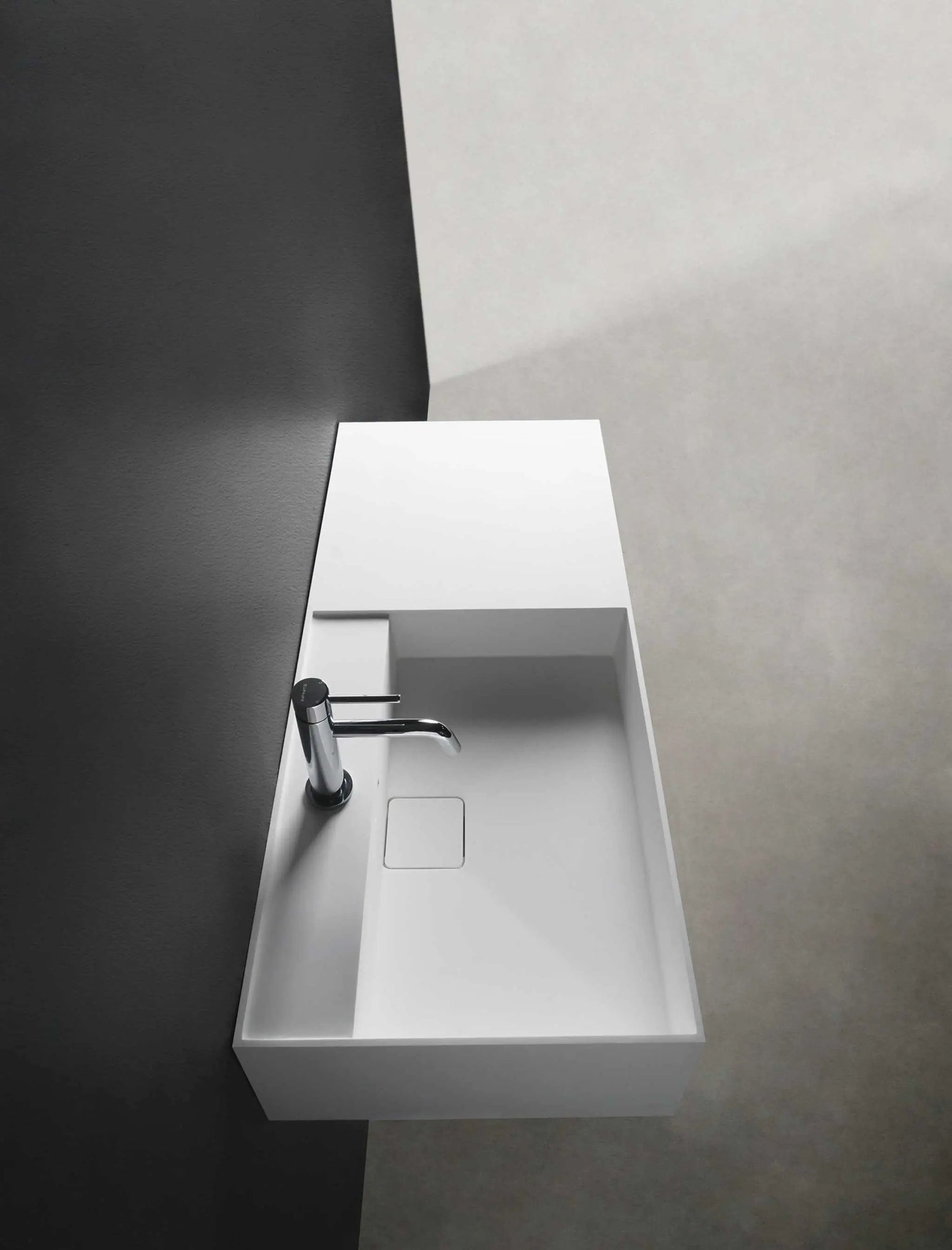 bathroom vanity CUBE-X WM 90L w/Drawer-WALL MOUNT WASHBASINS-訂造一體無縫洗手盆,Tailor made Washbasins,waterbasin hk, 浴室物料,浴室裝修,訂造洗手盆,浴室翻新,Bathroomware ,Bespoke bathroom,浴室配件,訂造浴室潔具,訂造浴室傢俬,香港 浴室設計 公司,best custom bathroom furniture HK, Infinite Bath