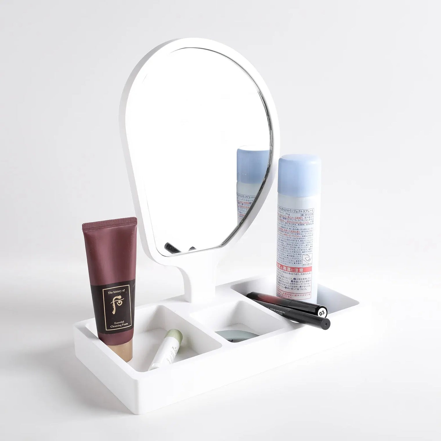 193 Cosmetics Tray w/Mirror-8050 Solid Surfaces Home-INFINITE-訂造洗手盆,浴室翻新, small size bathtubs, custom-made bathtub HK,freestanding bathtub Hong Kong, 獨立式 浴缸 香港, premium bathtub brands HK, Where to buy bathtubs in Hong Kong, best custom bathroom furniture HK, Infinite Bath, Infinite浴缸, Cloakroom,Vanities, Mirrors,Bathroom Furniture, 浴室裝修,浴室 櫃 訂造