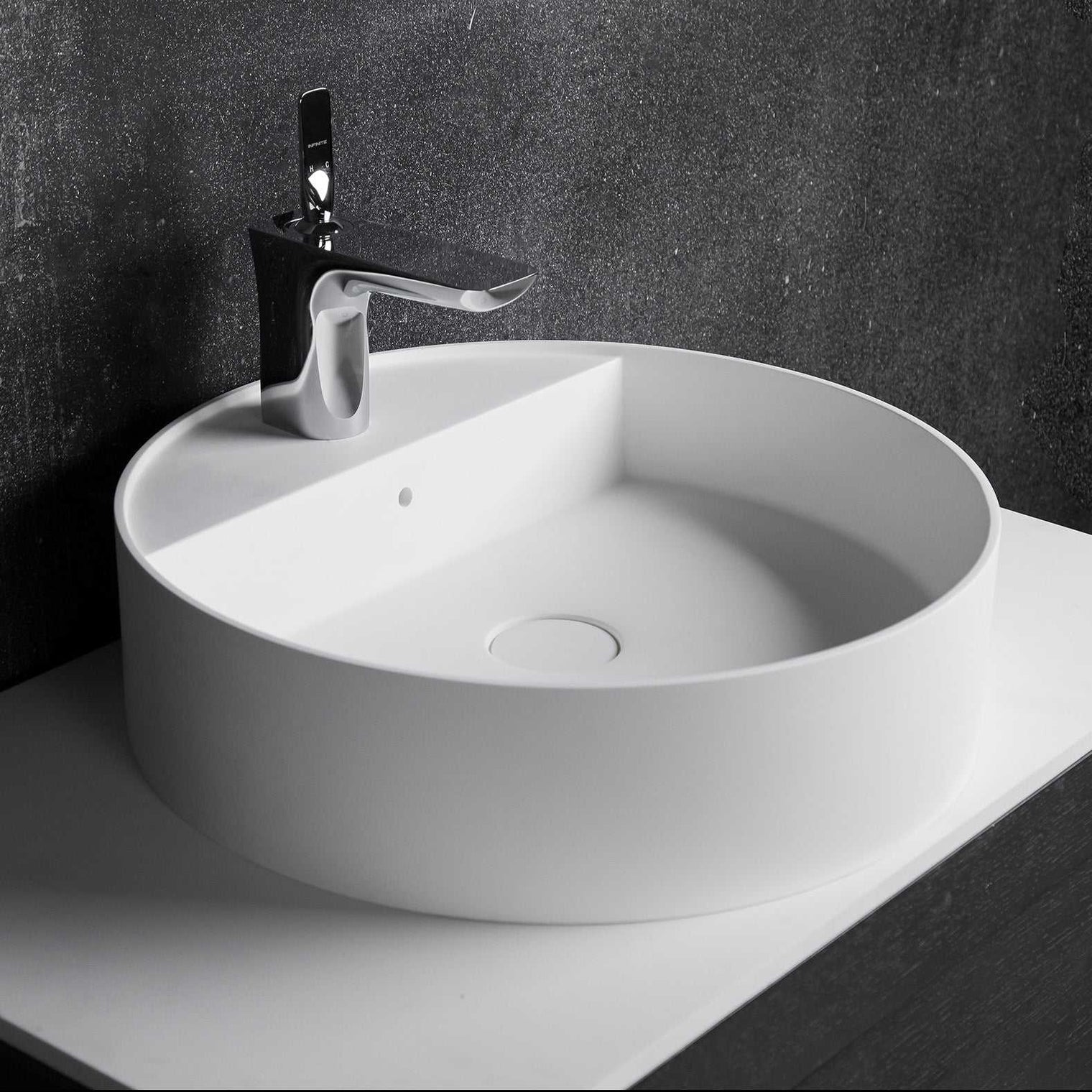Carpi 45.5-OVERCOUNTER WASHBASINS-訂造一體無縫洗手盆,Tailor made Washbasins,waterbasin hk, 浴室物料,浴室裝修,訂造洗手盆,浴室翻新,Bathroomware ,Bespoke bathroom,浴室配件,訂造浴室潔具,訂造浴室傢俬,香港 浴室設計 公司,best custom bathroom furniture HK, Infinite Bath