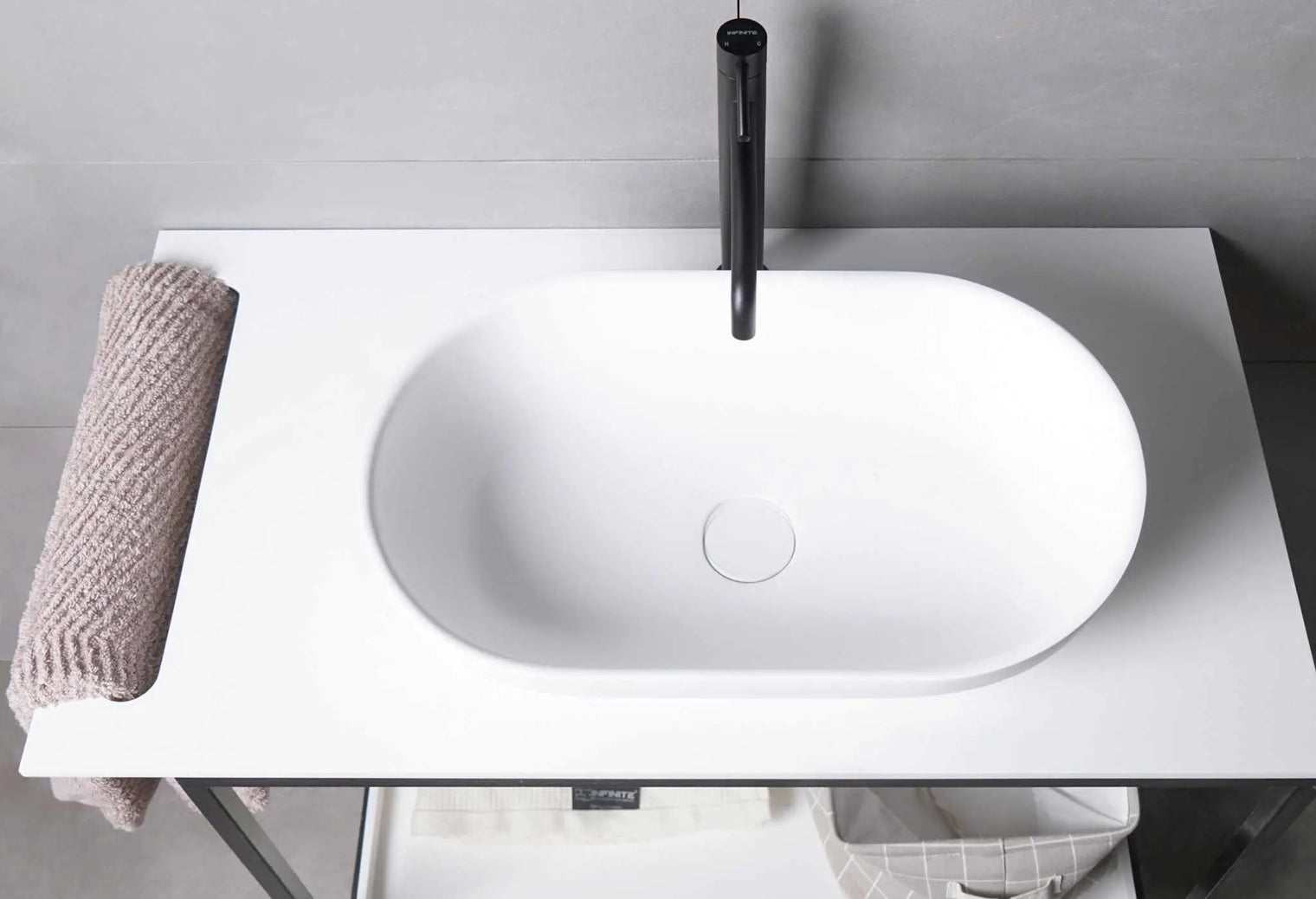 Niagara E 55-OVERCOUNTER WASHBASINS-訂造一體無縫洗手盆,Tailor made Washbasins,waterbasin hk, 浴室物料,浴室裝修,訂造洗手盆,浴室翻新,Bathroomware ,Bespoke bathroom,浴室配件,訂造浴室潔具,訂造浴室傢俬,香港 浴室設計 公司,best custom bathroom furniture HK, Infinite Bath