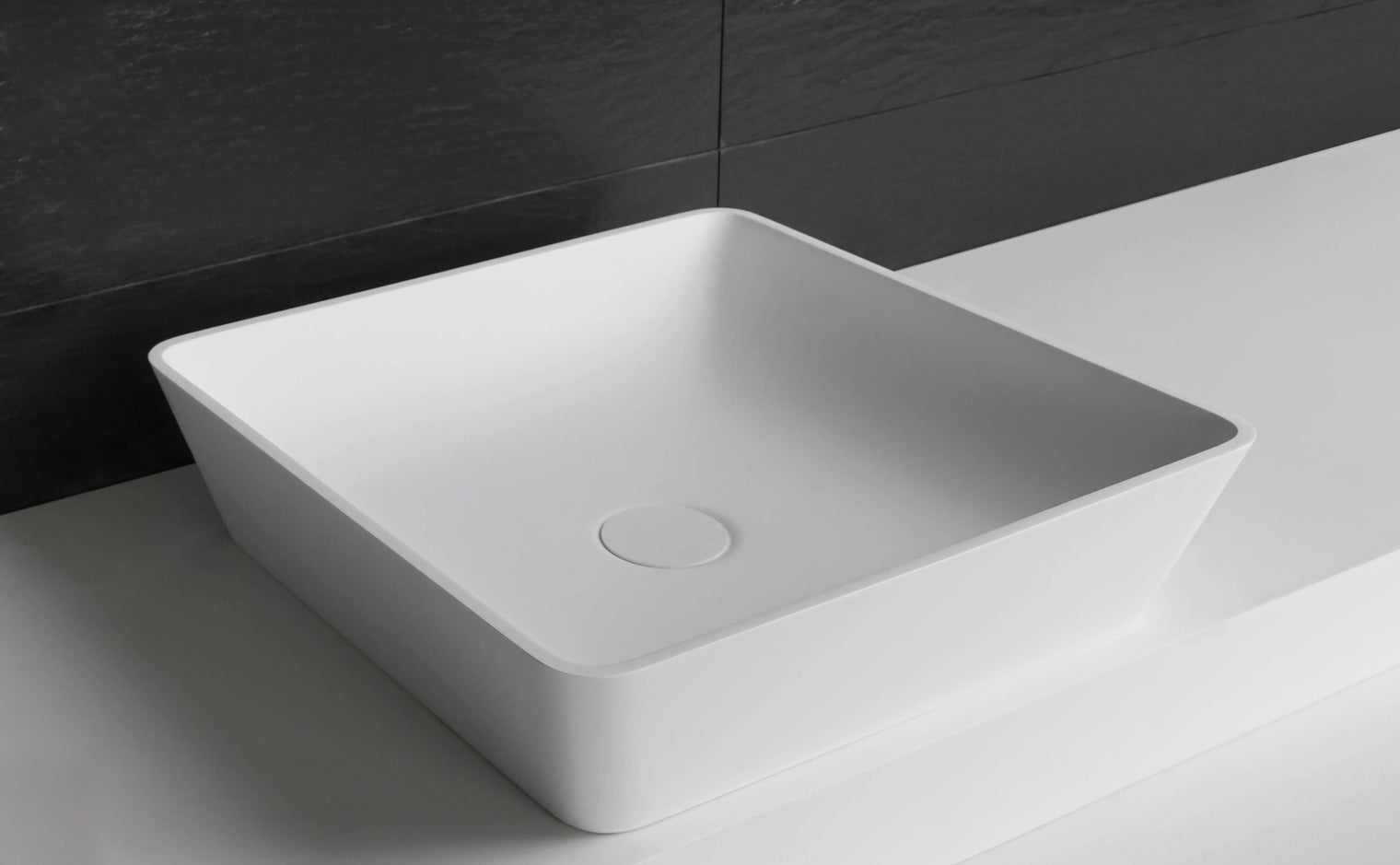 Still Square L Upmount Basin-OVERCOUNTER WASHBASINS-訂造一體無縫洗手盆,Tailor made Washbasins,waterbasin hk, 浴室物料,浴室裝修,訂造洗手盆,浴室翻新,Bathroomware ,Bespoke bathroom,浴室配件,訂造浴室潔具,訂造浴室傢俬,香港 浴室設計 公司,best custom bathroom furniture HK, Infinite Bath