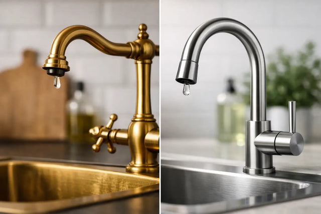 Brass Faucet vs Stainless Faucet