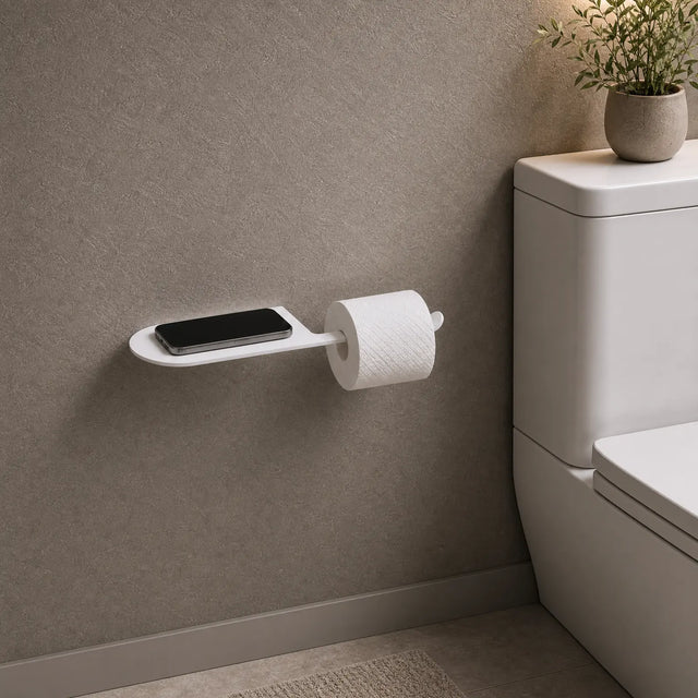 BARN Toilet Roll Holder w/shelf