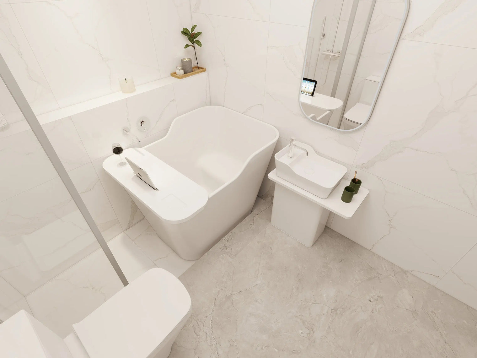 OSAKA Tablet Holder INFINITE BATH