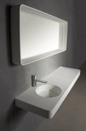 Cirque WM 120L-WALL MOUNT WASHBASINS-訂造一體無縫洗手盆,Tailor made Washbasins,waterbasin hk, 浴室物料,浴室裝修,訂造洗手盆,浴室翻新,Bathroomware ,Bespoke bathroom,浴室配件,訂造浴室潔具,訂造浴室傢俬,香港 浴室設計 公司,best custom bathroom furniture HK, Infinite Bath