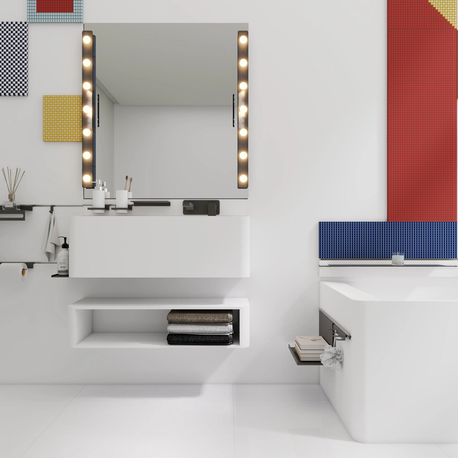ELEMENTS DRAWERS & OPEN SHELVES Drawers Open Shelves INFINITE BATH