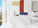 ELEMENTS BATHTUBS Backrest on Right INFINITE BATH
