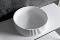 Basin with Stripes (Round) 44-OVERCOUNTER WASHBASINS-INFINITE BATH-訂造洗手盆,浴室翻新, small size bathtubs, custom-made bathtub HK,freestanding bathtub Hong Kong, 獨立式 浴缸 香港, premium bathtub brands HK, Where to buy bathtubs in Hong Kong, best custom bathroom furniture HK, Infinite Bath, Infinite浴缸, Cloakroom,Vanities, Mirrors,Bathroom Furniture, 浴室裝修,浴室 櫃 訂造