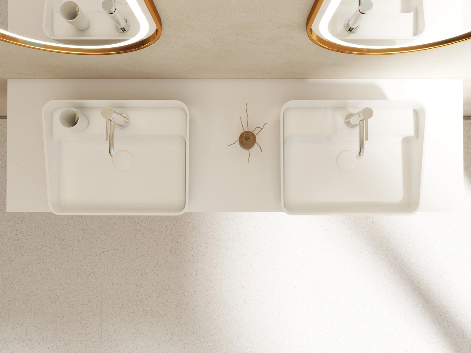 OSAKA RR （BE）Bevel Edge Overcounter Basins INFINITE BATH