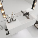 ELEMENTS Wall-Mount Washbasins Bowl on Right INFINITE BATH
