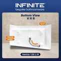 Venice 120-BATHTUB-INFINITE-Bespoke Bathroom Renovation, bespoke bathtub Hong Kong, Hong Kong luxury bathroom furniture, modern bathroom design Hong Kong, 香港 浴缸 邊度買, where to buy luxury bathtubs in Hong Kong, Infinite Bath, Infinite 浴室, Washbasin,shower screen, Bathtubs,Washbasins, 迷你浴缸香港,浴室設計 ,浴室翻新,small size bathtubs, custom-made bathtub HK,freestanding bathtub Hong Kong, 獨立式 浴缸 香港,浴室裝修,迷你浴缸,Bathtub length under 1.5m,迷利浴缸，豪華 浴缸 品牌 香港,浴室配件,浴缸香港,訂造浴室潔具,hong kong custom bathtub