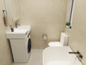 PURE Laundry Sink WM 80R w/Shelf INFINITE