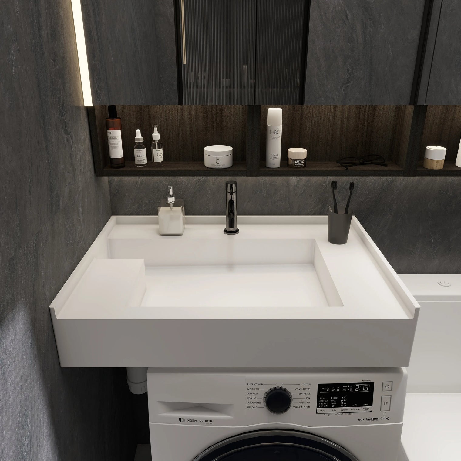PURE Laundry Sink WM 80LS