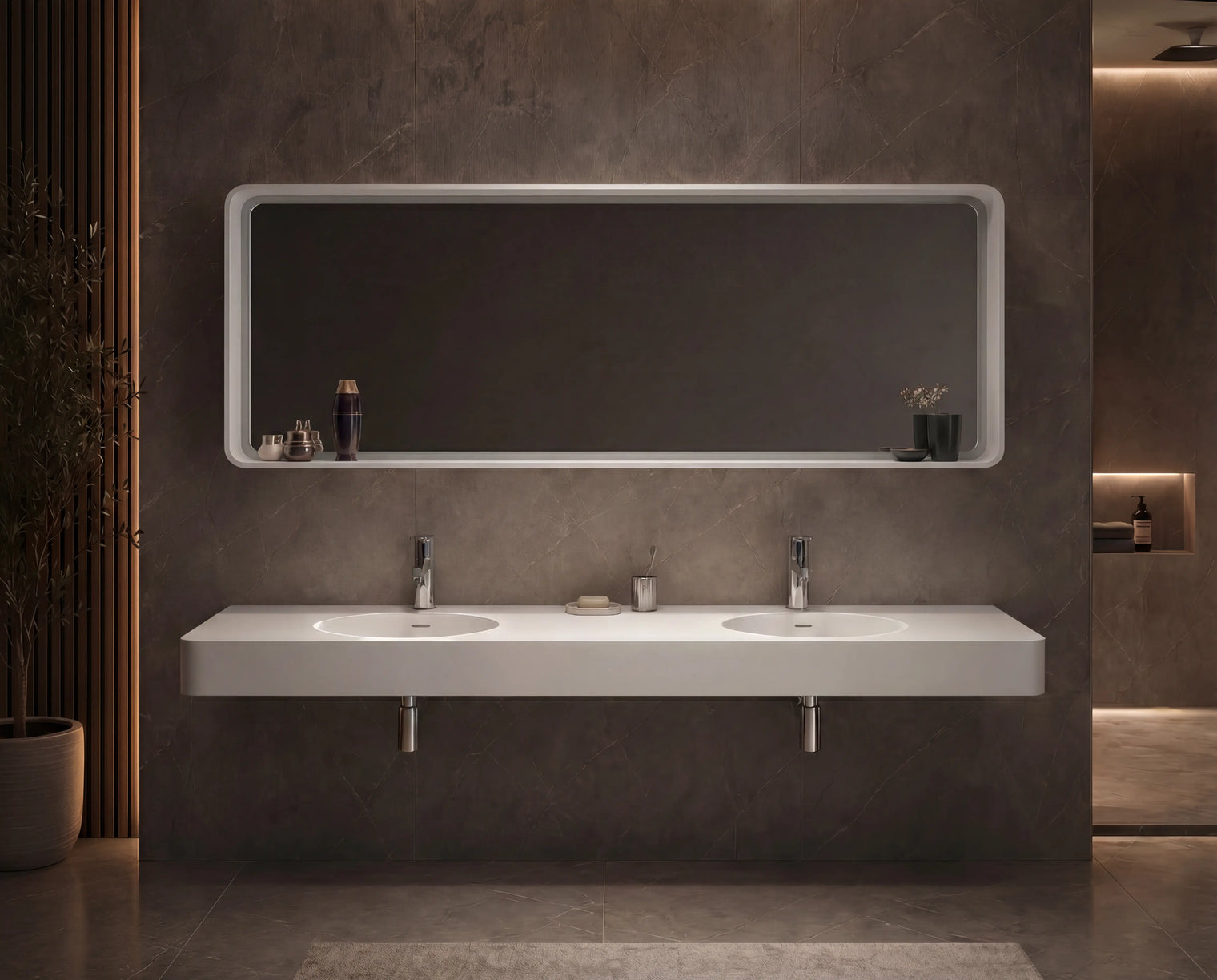 CIRQUE Mirror Shelf 150