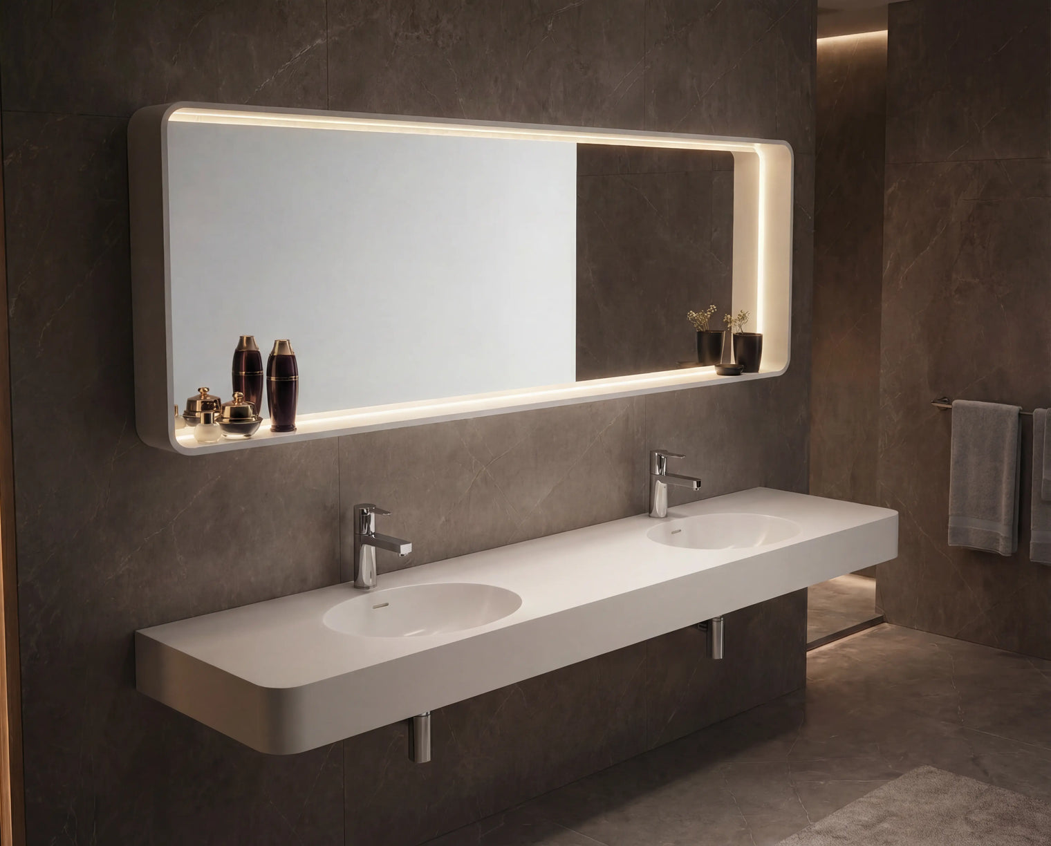 CIRQUE Mirror Shelf 150