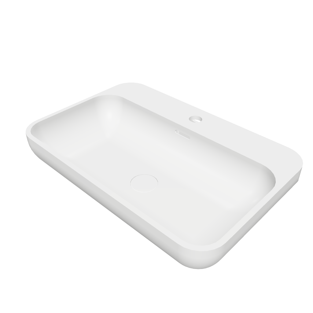 Niagara WM 60 Solid Surfaces Overcounter Washbasin Niagara系列60厘米膚感人造石台上洗手盆