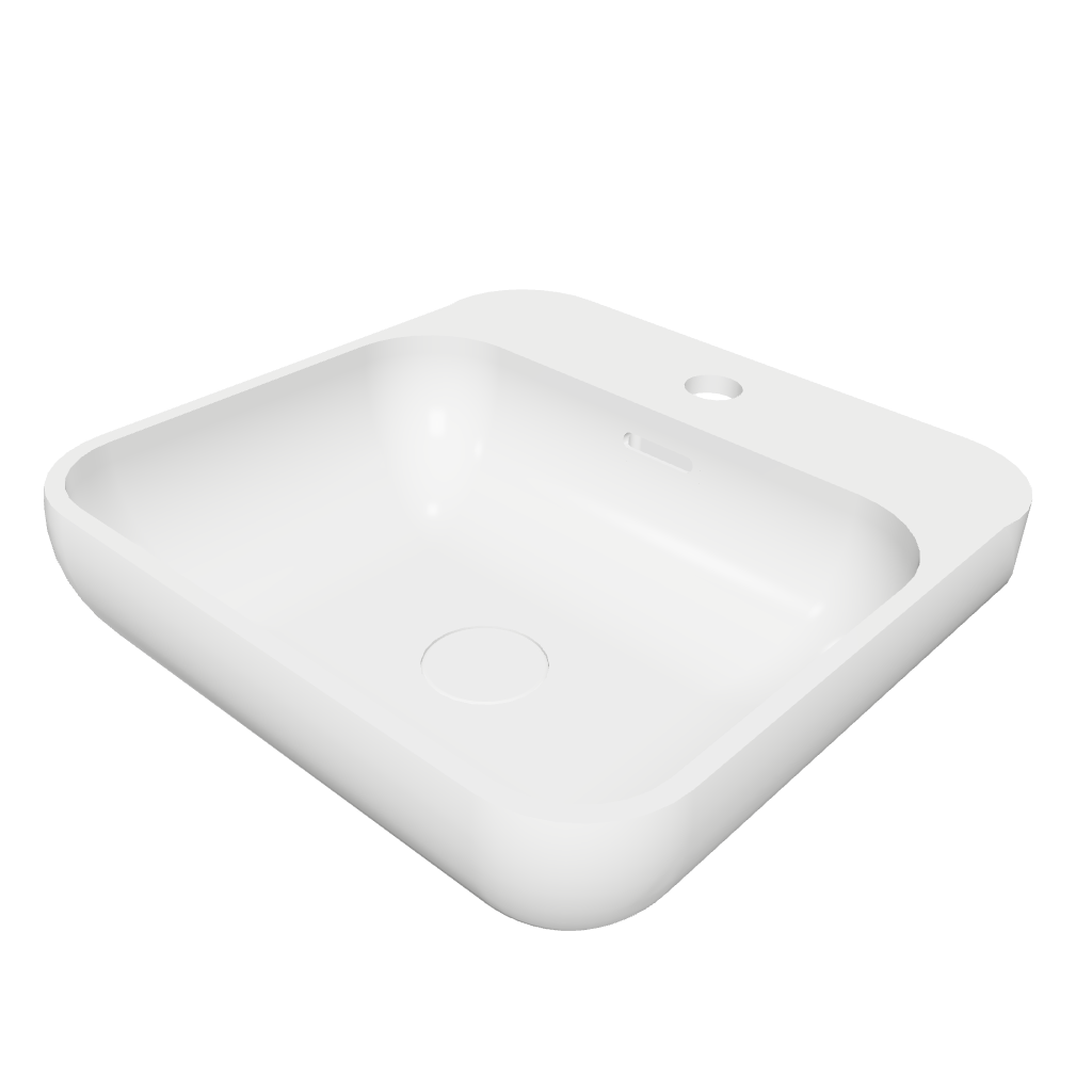 Niagara WM 40 Solid Surfaces Overcounter Washbasin Niagara系列40厘米膚感人造石台上洗手盆