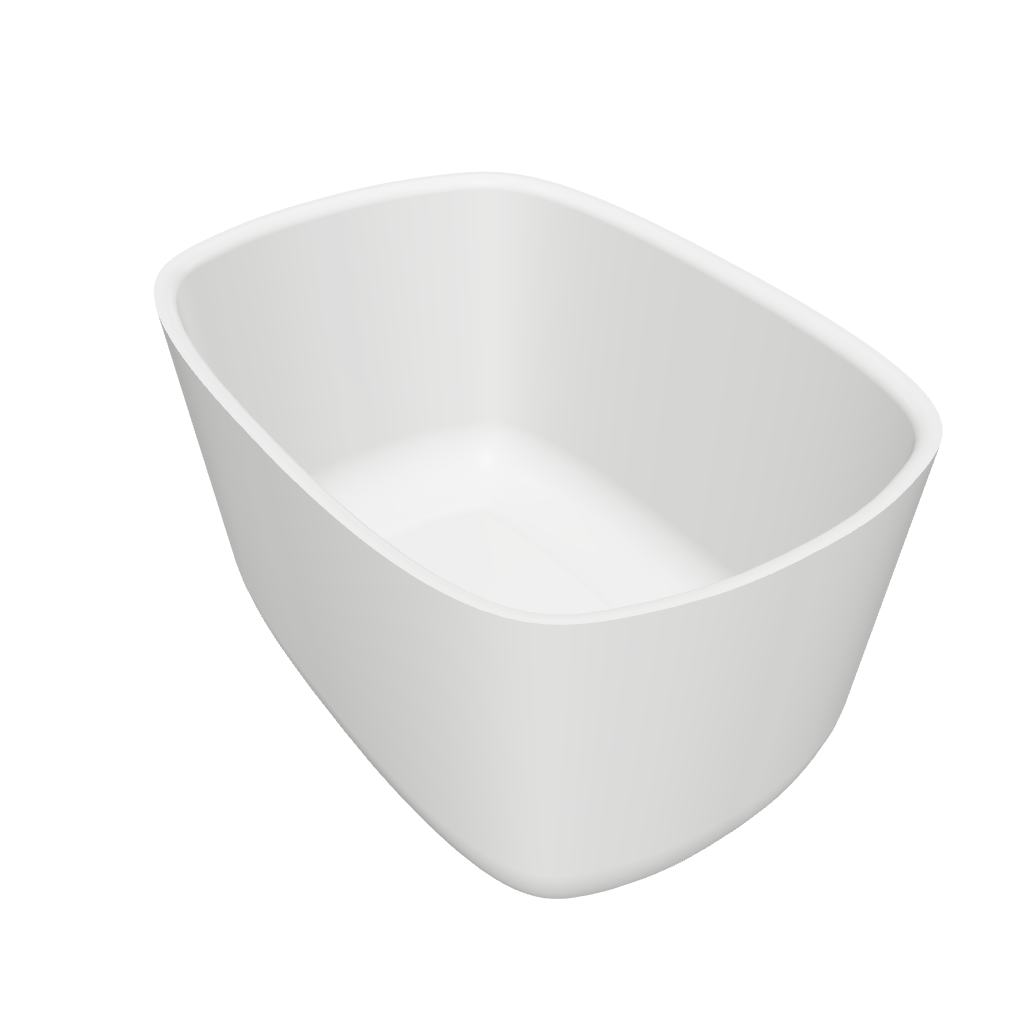 Niagara Laundry RR 50 Rounded Rectangle Solid Surfaces Overcounter Washbasin Niagara系列50厘米圓角長方型膚感人造石台上洗手盆