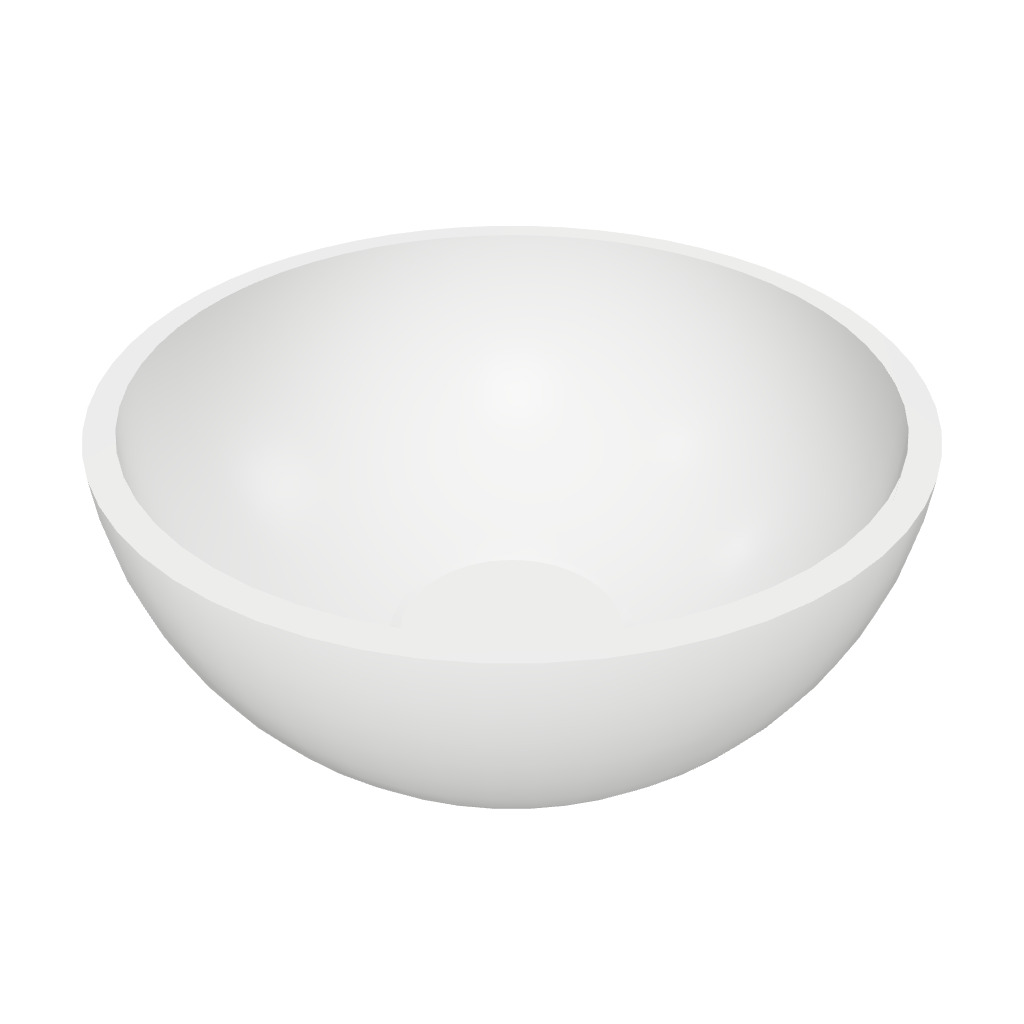 Super Thin Edge 22 Round Solid Surfaces Overcounter Washbasin Super Thin Edge系列超薄邊22厘米圓型膚感人造石台上洗手盆