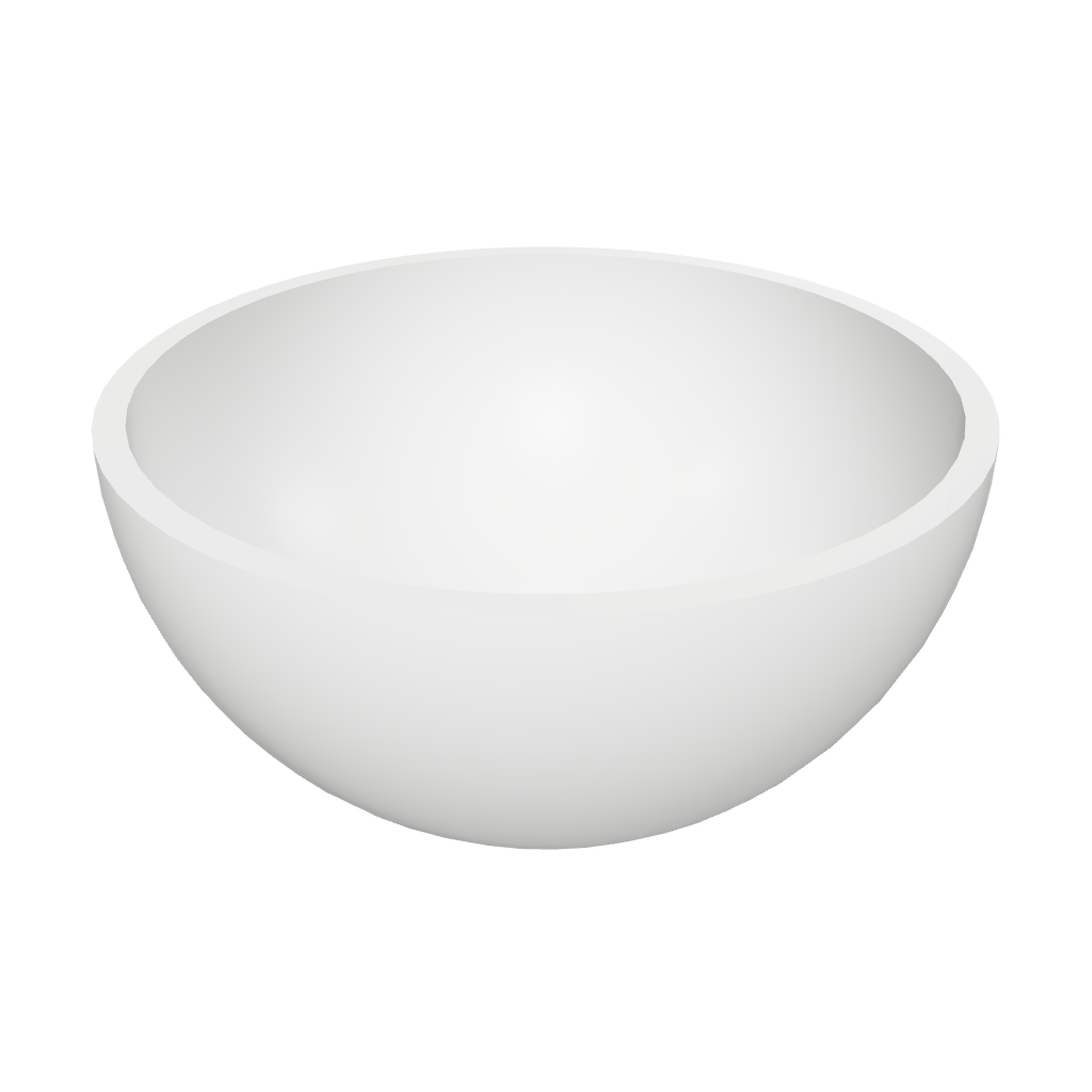 Super Thin Edge 23 Round Solid Surfaces Overcounter Washbasin Super Thin Edge系列超薄邊23厘米圓型膚感人造石台上洗手盆