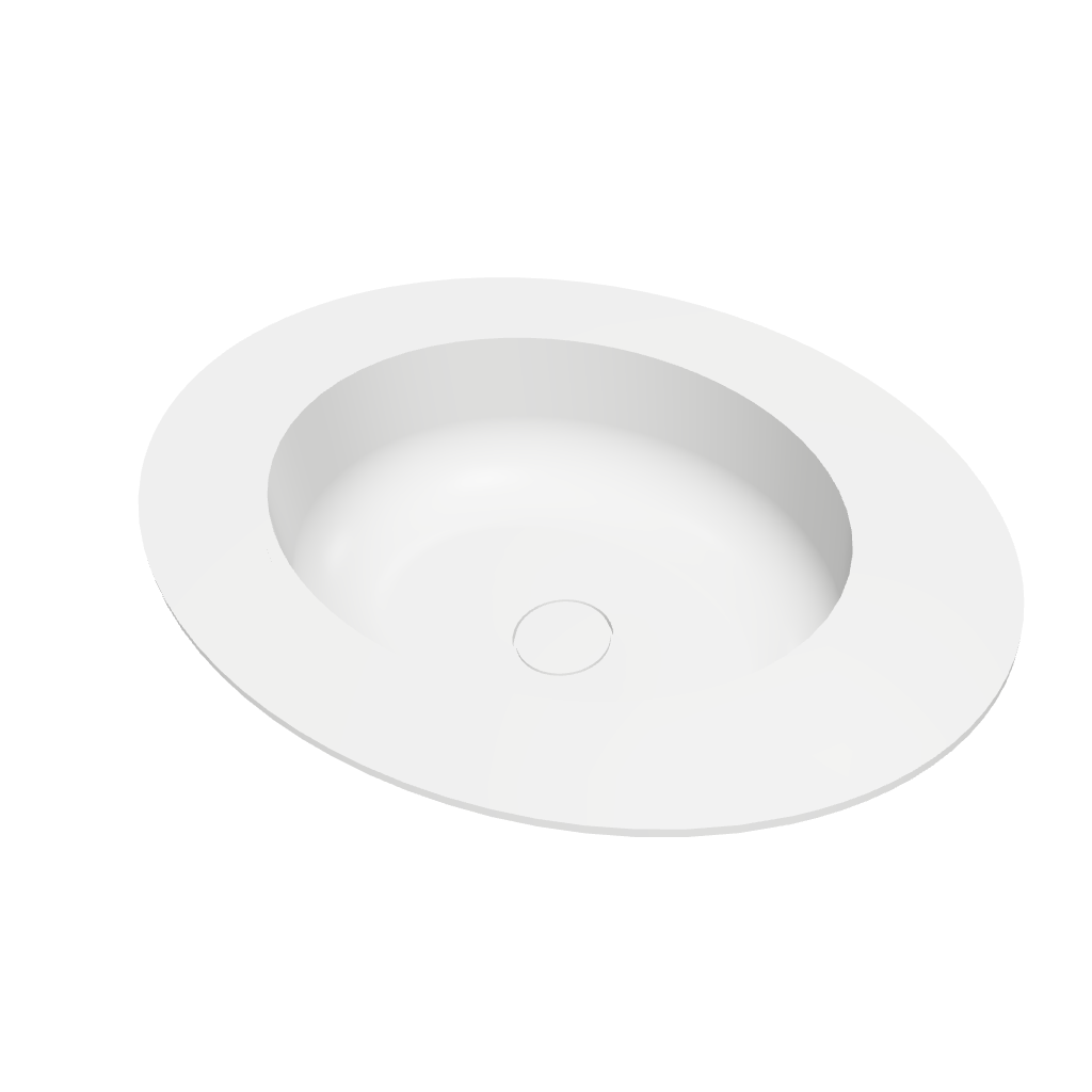 SOLIDCAP 2.0 Designer Solid Surfaces Overcounter Washbasin SOLIDCAP系列60CM人造石設計師檯上式臉盆採用特別溢水設計