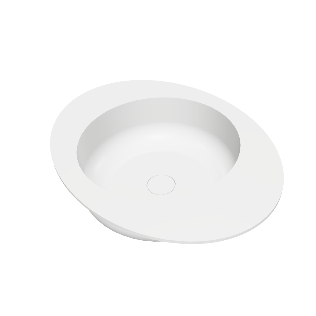 SOLIDCAP 3.0 Designer Solid Surfaces Overcounter Washbasin SOLIDCAP系列60CM人造石設計師檯上式臉盆採用特別溢水設計