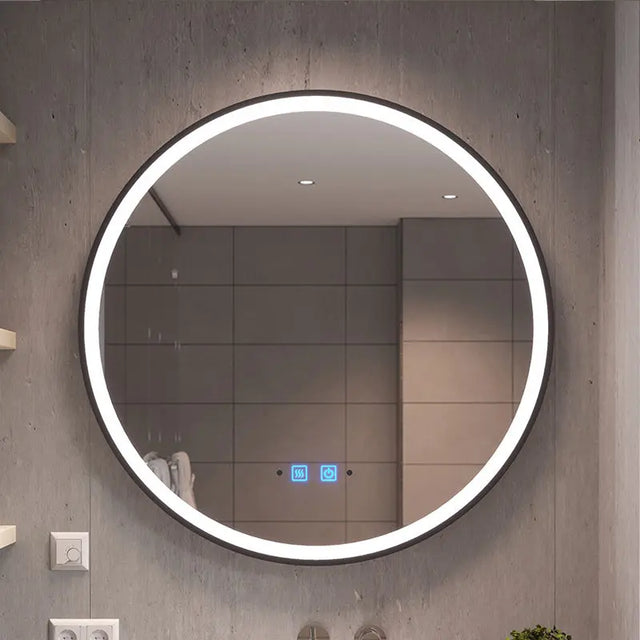 BURGOS LED Mirror 60-Bathroom Vanities-[BURGOS LED Mirror 60-Bathroom Vanities-Smart bathroom Hong Kong, Smart mirror toilet, LED bathroom mirror, Smart mirror with light, High-tech toilet mirror, Smart vanity mirror, Mirror with LED lighting, Modern toilet mirror, Smart makeup mirror, Mirror with built-in lights, Smart mirror for bathroom, Luxury bathroom mirror, Digital mirror Hong Kong, Smart home bathroom accessories,智能浴室 香港, 智能廁所鏡, LED 浴室鏡, 智能鏡帶燈, 高科技廁所鏡, 智能化妝鏡, 鏡子帶LED燈, 內置燈光鏡子, 浴室智能鏡, 豪華浴室鏡, 數碼鏡子 香港, 