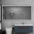 BURGOS LED Mirror R 120-Bathroom Vanities-[BURGOS LED Mirror R 120-Bathroom Vanities-Smart bathroom Hong Kong, Smart mirror toilet, LED bathroom mirror, Smart mirror with light, High-tech toilet mirror, Smart vanity mirror, Mirror with LED lighting, Modern toilet mirror, Smart makeup mirror, Mirror with built-in lights, Smart mirror for bathroom, Luxury bathroom mirror, Digital mirror Hong Kong, Smart home bathroom accessories,智能浴室 香港, 智能廁所鏡, LED 浴室鏡, 智能鏡帶燈, 高科技廁所鏡, 智能化妝鏡, 鏡子帶LED燈, 內置燈光鏡子, 浴室智能鏡, 豪華浴室鏡, 數碼鏡