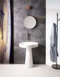 pedestal basin Float P D60 w/Pedestal-PEDESTAL WASHBASINS-訂造一體無縫洗手盆,Tailor made Washbasins,waterbasin hk, 浴室物料,浴室裝修,訂造洗手盆,浴室翻新,Bathroomware ,Bespoke bathroom,浴室配件,訂造浴室潔具,訂造浴室傢俬,香港 浴室設計 公司,best custom bathroom furniture HK, Infinite Bath
