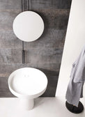 pedestal basin Float P D60 w/Pedestal-PEDESTAL WASHBASINS-訂造一體無縫洗手盆,Tailor made Washbasins,waterbasin hk, 浴室物料,浴室裝修,訂造洗手盆,浴室翻新,Bathroomware ,Bespoke bathroom,浴室配件,訂造浴室潔具,訂造浴室傢俬,香港 浴室設計 公司,best custom bathroom furniture HK, Infinite Bath