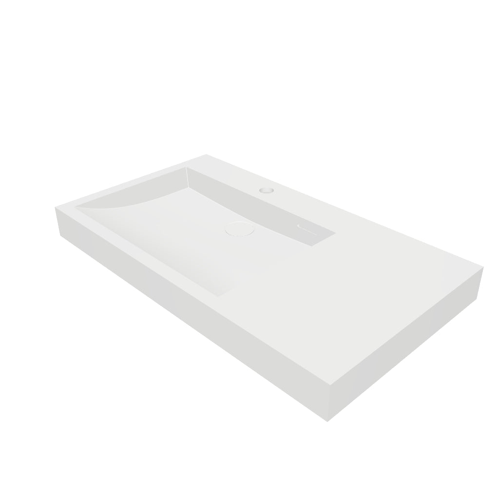 INFINITE | Fano 81L Overcounter Washbasin | INFINITE Solid Surfaces