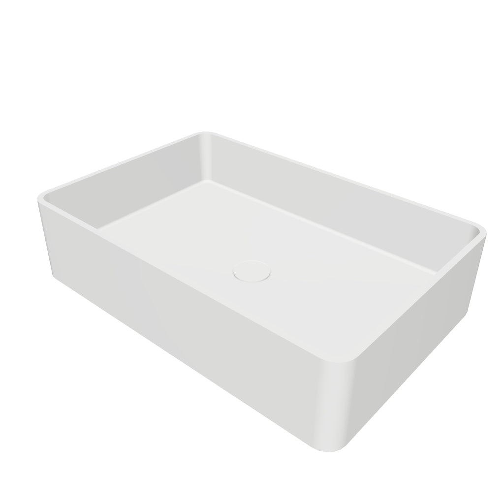 INFINITE | Bologna RR 60 Overcounter Washbasin | INFINITE Solid Surfaces