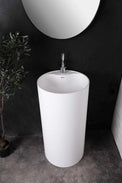 pedestal basin Badia P 45-PEDESTAL WASHBASINS-訂造一體無縫洗手盆,Tailor made Washbasins,waterbasin hk, 浴室物料,浴室裝修,訂造洗手盆,浴室翻新,Bathroomware ,Bespoke bathroom,浴室配件,訂造浴室潔具,訂造浴室傢俬,香港 浴室設計 公司,best custom bathroom furniture HK, Infinite Bath