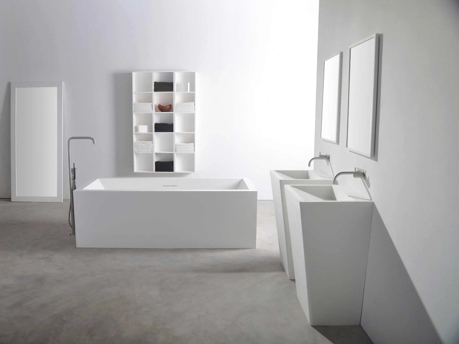 pedestal basin Salina P 55-PEDESTAL WASHBASINS-訂造一體無縫洗手盆,Tailor made Washbasins,waterbasin hk, 浴室物料,浴室裝修,訂造洗手盆,浴室翻新,Bathroomware ,Bespoke bathroom,浴室配件,訂造浴室潔具,訂造浴室傢俬,香港 浴室設計 公司,best custom bathroom furniture HK, Infinite Bath
