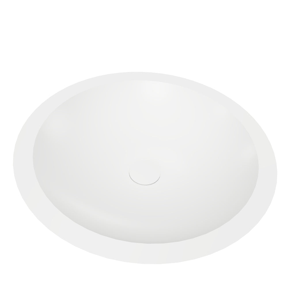 INFINITE | Bari 51.5 Overcounter Washbasin | INFINITE Solid Surfaces