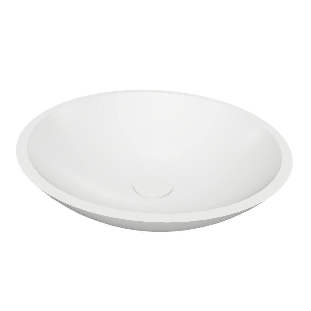 INFINITE | Bologna 42 Overcounter Washbasin | INFINITE Solid Surfaces