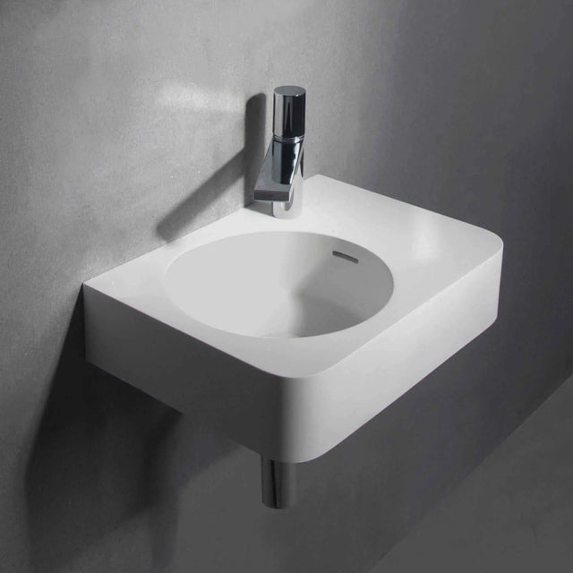 Cirque WM 45L with Towel Bar-WALL MOUNT WASHBASINS-訂造一體無縫洗手盆,Tailor made Washbasins,waterbasin hk, 浴室物料,浴室裝修,訂造洗手盆,浴室翻新,Bathroomware ,Bespoke bathroom,浴室配件,訂造浴室潔具,訂造浴室傢俬,香港 浴室設計 公司,best custom bathroom furniture HK, Infinite Bath