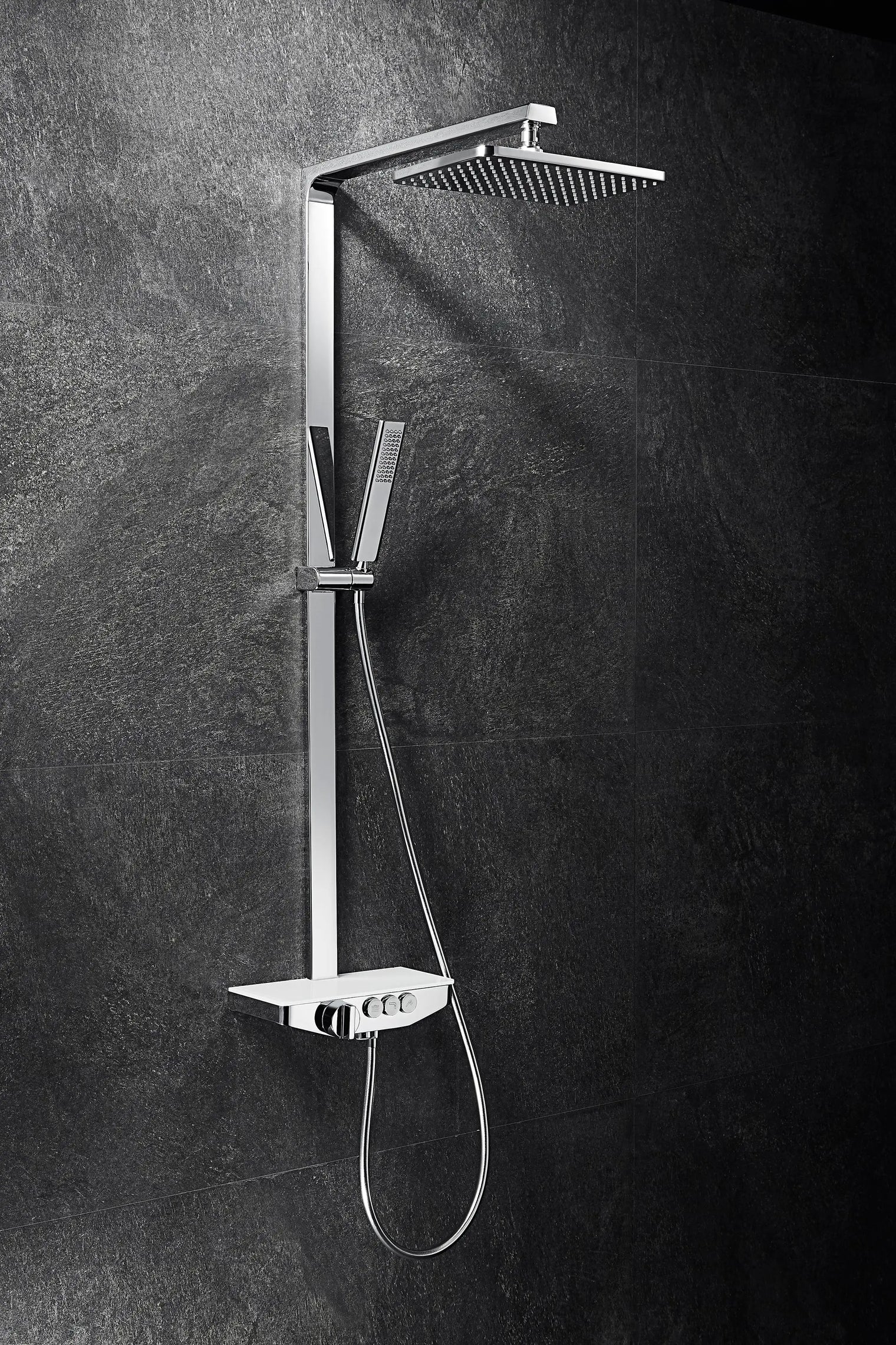 VIENNA Shower Set w/ Rainfall-Shower Sets-INFINITE-訂造洗手盆,浴室翻新, small size bathtubs, custom-made bathtub HK,freestanding bathtub Hong Kong, 獨立式 浴缸 香港, premium bathtub brands HK, Where to buy bathtubs in Hong Kong, best custom bathroom furniture HK, Infinite Bath, Infinite浴缸, Cloakroom,Vanities, Mirrors,Bathroom Furniture, 浴室裝修,浴室 櫃 訂造