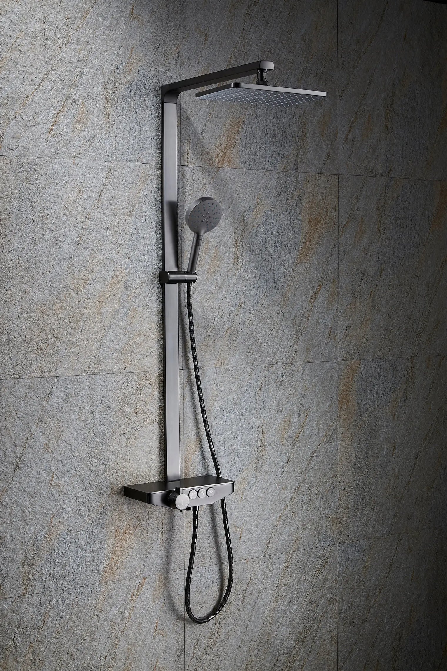 VIENNA Shower Set w/ Rainfall-Shower Sets-INFINITE-訂造洗手盆,浴室翻新, small size bathtubs, custom-made bathtub HK,freestanding bathtub Hong Kong, 獨立式 浴缸 香港, premium bathtub brands HK, Where to buy bathtubs in Hong Kong, best custom bathroom furniture HK, Infinite Bath, Infinite浴缸, Cloakroom,Vanities, Mirrors,Bathroom Furniture, 浴室裝修,浴室 櫃 訂造