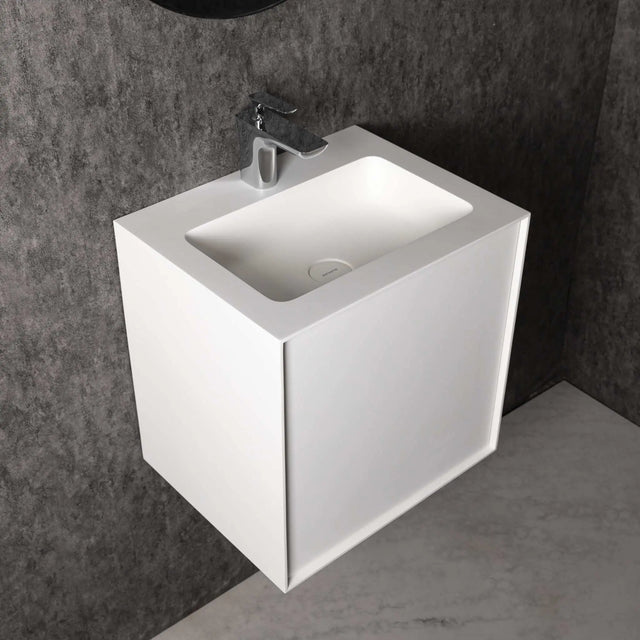bathroom vanity Vesta WM 50 w/Drawer-WALL MOUNT WASHBASINS-訂造一體無縫洗手盆,Tailor made Washbasins,waterbasin hk, 浴室物料,浴室裝修,訂造洗手盆,浴室翻新,Bathroomware ,Bespoke bathroom,浴室配件,訂造浴室潔具,訂造浴室傢俬,香港 浴室設計 公司,best custom bathroom furniture HK, Infinite Bath
