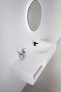 Spio WM 100R w/Shelf-WALL MOUNT WASHBASINS-訂造一體無縫洗手盆,Tailor made Washbasins,waterbasin hk, 浴室物料,浴室裝修,訂造洗手盆,浴室翻新,Bathroomware ,Bespoke bathroom,浴室配件,訂造浴室潔具,訂造浴室傢俬,香港 浴室設計 公司,best custom bathroom furniture HK, Infinite Bath