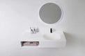 Spio WM 100R w/Shelf-WALL MOUNT WASHBASINS-訂造一體無縫洗手盆,Tailor made Washbasins,waterbasin hk, 浴室物料,浴室裝修,訂造洗手盆,浴室翻新,Bathroomware ,Bespoke bathroom,浴室配件,訂造浴室潔具,訂造浴室傢俬,香港 浴室設計 公司,best custom bathroom furniture HK, Infinite Bath