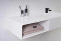 Spio WM 140R w/Shelf-WALL MOUNT WASHBASINS-訂造一體無縫洗手盆,Tailor made Washbasins,waterbasin hk, 浴室物料,浴室裝修,訂造洗手盆,浴室翻新,Bathroomware ,Bespoke bathroom,浴室配件,訂造浴室潔具,訂造浴室傢俬,香港 浴室設計 公司,best custom bathroom furniture HK, Infinite Bath